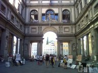 Exterior Galería Uffizi